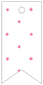 Polkadot Pink Style K Tag (2 x 4) 10/Pk