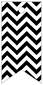 Chevron B&W Style K Tag (2 x 4) 10/Pk