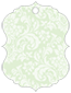 Floral Green Tea Style M Tag (3 x 4) 10/Pk