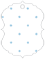 Polkadot Baby Blue Style M Tag (3 x 4) 10/Pk