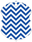 Chevron Comet Style M Tag (3 x 4) 10/Pk