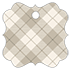 Tartan Grey Style N Tag (2 1/2 x 2 1/2) 10/Pk