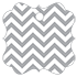 Chevron Pewter Style N Tag (2 1/2 x 2 1/2) 10/Pk