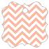 Chevron Ginger Style N Tag (2 1/2 x 2 1/2) 10/Pk