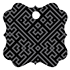 Maze Noir Style N Tag (2 1/2 x 2 1/2) 10/Pk