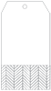 Oblique Grey Pocket Tag (3 x 5 1/2) 10/Pk