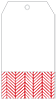 Oblique Red Pocket Tag (3 x 5 1/2) 10/Pk