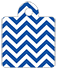 Chevron Comet Style Q Tag (2 x 2 1/2) 10/Pk