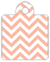 Chevron Ginger Style Q Tag (2 x 2 1/2) 10/Pk