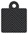 Zig Zag Noir Style Q Tag (2 x 2 1/2) 10/Pk