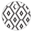 Rhombus Black Style R Tag (1 3/4 x 1 3/4) 10/Pk