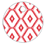 Rhombus Red Style R Tag (1 3/4 x 1 3/4) 10/Pk