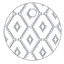 Rhombus Grey Style R Tag (1 3/4 x 1 3/4) 10/Pk