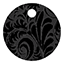 Nature Black Style R Tag (1 3/4 x 1 3/4) 10/Pk