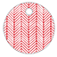 Oblique Red Style R Tag (1 3/4 x 1 3/4) 10/Pk