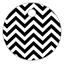 Chevron B&W Style R Tag (1 3/4 x 1 3/4) 10/Pk