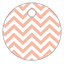 Chevron Ginger Style R Tag (1 3/4 x 1 3/4) 10/Pk