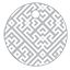 Maze Grey Style R Tag (1 3/4 x 1 3/4) 10/Pk