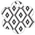 Rhombus Black Style S Tag (2 1/2 x 2 1/2) 10/Pk