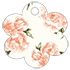 Peony Peach Style S Tag (2 1/2 x 2 1/2) 10/Pk