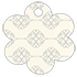 Rococo Grey Style S Tag (2 1/2 x 2 1/2) 10/Pk