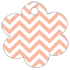 Chevron Ginger Style S Tag (2 1/2 x 2 1/2) 10/Pk