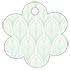 Glamour Green Tea Style S Tag (2 1/2 x 2 1/2) 10/Pk