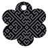 Maze Noir Style S Tag (2 1/2 x 2 1/2) 10/Pk