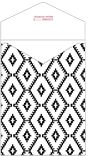 Rhombus Black Thick-E-Lope Style A2 (4 3/8 x 5 5/8) - 10/Pk
