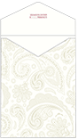 Paisley Silver Thick-E-Lope Style A2 (4 3/8 x 5 5/8) - 10/Pk