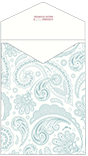 Paisley Blue Thick-E-Lope Style A2 (4 3/8 x 5 5/8) - 10/Pk