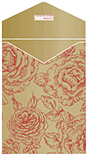 Rose Hena Thick-E-Lope Style A2 (4 3/8 x 5 5/8) - 10/Pk