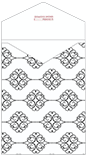 Rococo Black Thick-E-Lope Style A2 (4 3/8 x 5 5/8) - 10/Pk