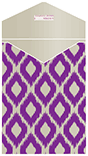 Indonesia Purple Thick-E-Lope Style A2 (4 3/8 x 5 5/8) - 10/Pk