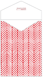 Oblique Red Thick-E-Lope Style A2 (4 3/8 x 5 5/8) - 10/Pk