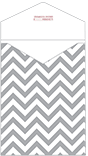 Chevron Pewter Thick-E-Lope Style A2 (4 3/8 x 5 5/8) - 10/Pk