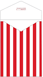 Lineation Red Thick-E-Lope Style A2 (4 3/8 x 5 5/8) - 10/Pk