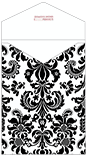 Victoria Black & White Thick-E-Lope Style A2 (4 3/8 x 5 5/8) - 10/Pk