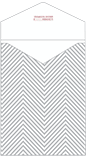 Zig Zag Grey Thick-E-Lope Style A2 (4 3/8 x 5 5/8) - 10/Pk