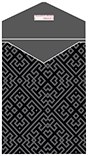 Maze Noir Thick-E-Lope Style A2 (4 3/8 x 5 5/8) - 10/Pk