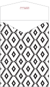 Rhombus Black Thick-E-Lope Style A3 (5 1/4 x 7 1/8) - 10/Pk