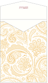 Paisley Gold Thick-E-Lope Style A3 (5 1/4 x 7 1/8) - 10/Pk