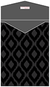 Indonesia Black Thick-E-Lope Style A3 (5 1/4 x 7 1/8) - 10/Pk