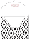 Rhombus Black Thick-E-Lope Style B1 (5 1/4 x 3 3/4) - 10/Pk