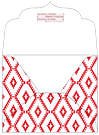 Rhombus Red Thick-E-Lope Style B1 (5 1/4 x 3 3/4) - 10/Pk