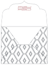 Rhombus Grey Thick-E-Lope Style B1 (5 1/4 x 3 3/4) - 10/Pk