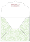 Floral Green Tea Thick-E-Lope Style B1 (5 1/4 x 3 3/4) - 10/Pk