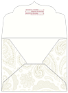 Paisley Silver Thick-E-Lope Style B1 (5 1/4 x 3 3/4) - 10/Pk