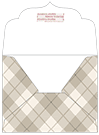 Tartan Grey Thick-E-Lope Style B1 (5 1/4 x 3 3/4) - 10/Pk
