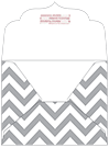 Chevron Pewter Thick-E-Lope Style B1 (5 1/4 x 3 3/4) - 10/Pk